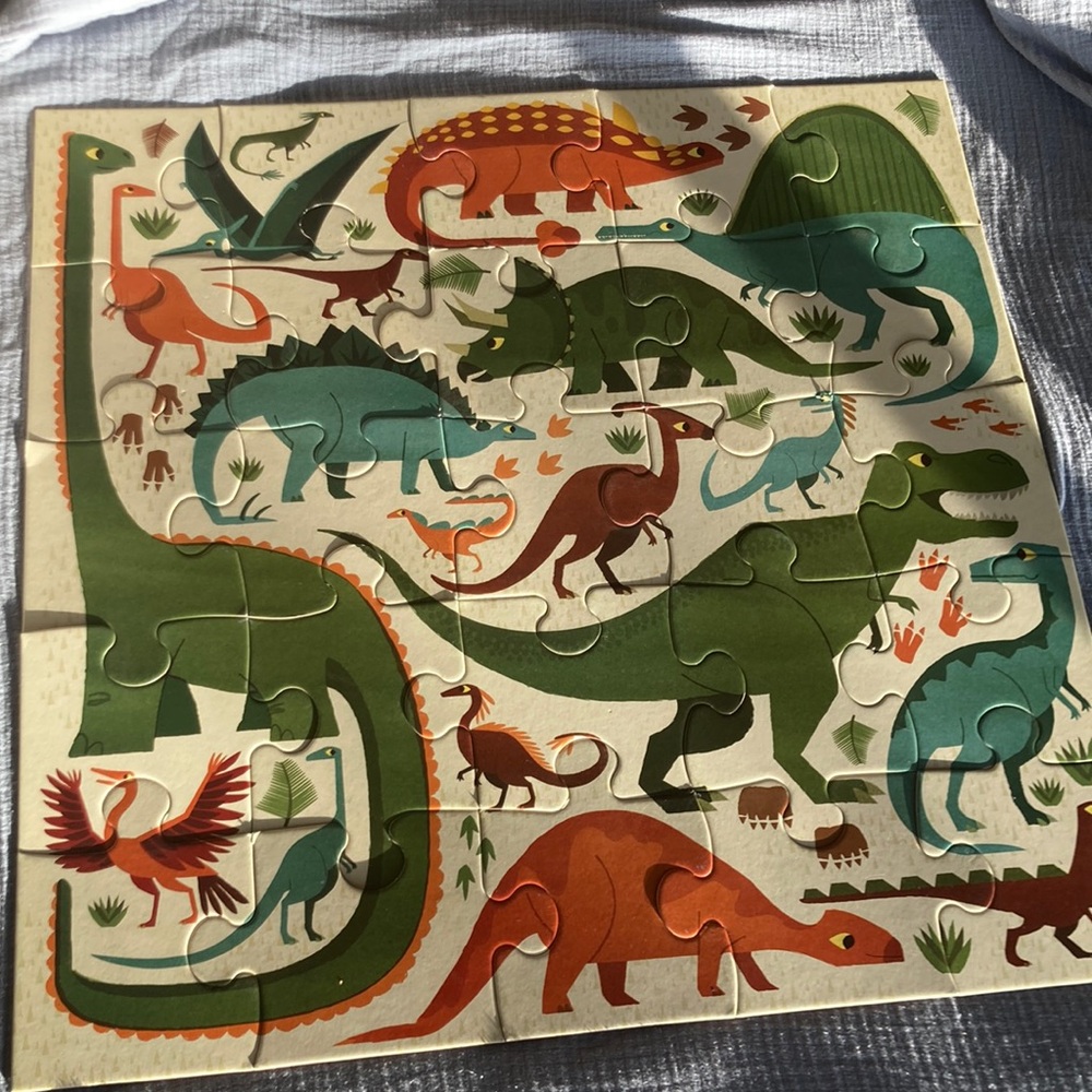 Jumbo Dinosaurs puzzle!